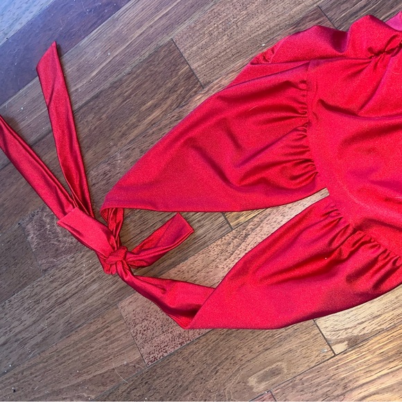 Red Mini Dress - Picture 2 of 8